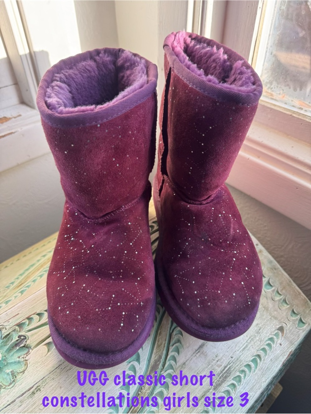 UGG KIDS Australia Aster Classic Short Constellation Girls' Boots